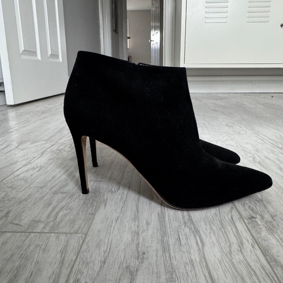Gucci Shoes - GUCCI black suede booties